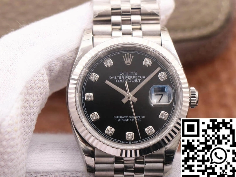 EW Datejust Diamond-set Dial M126234-0027 Factory Rolex 0224